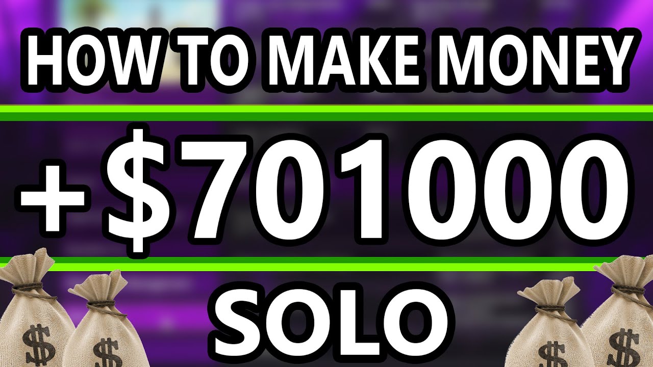 GTA 5 - How to earn Money *Solo* GTA 5 Money methods (EASY)