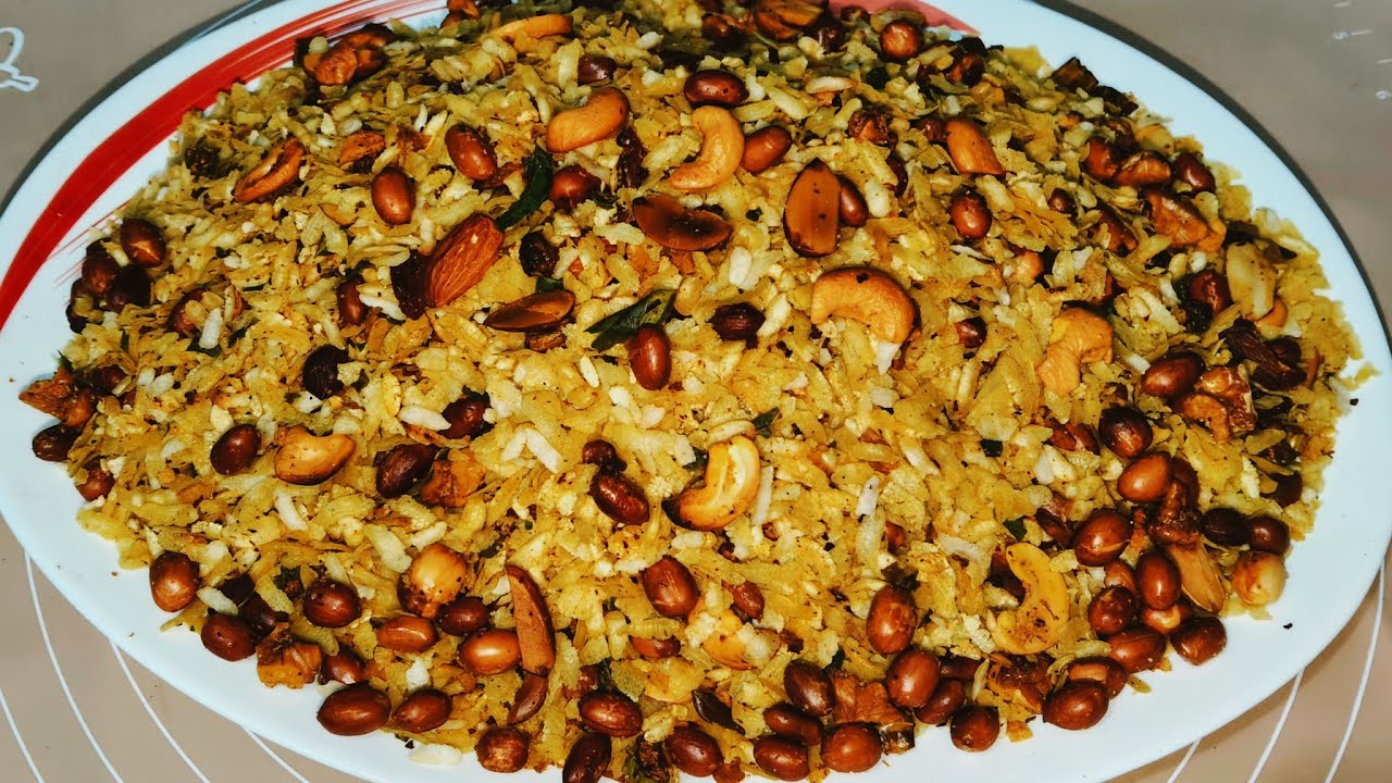 5 minutes में बिना तले बना लें टेस्टी चिवड़ा | No Fry Poha Chivda Namkeen Recipe 