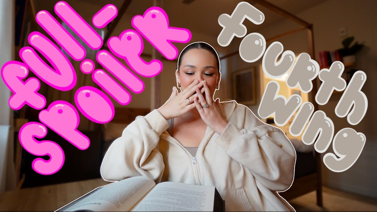 Fourth Wing reading vlog 🍂❤️‍🔥✨☁️🐉 (FULL SPOILER)