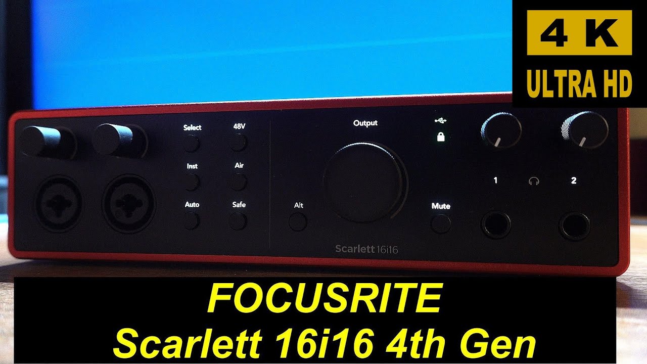 FOCUSRITE Scarlett 16i16 4th Gen (2023)
