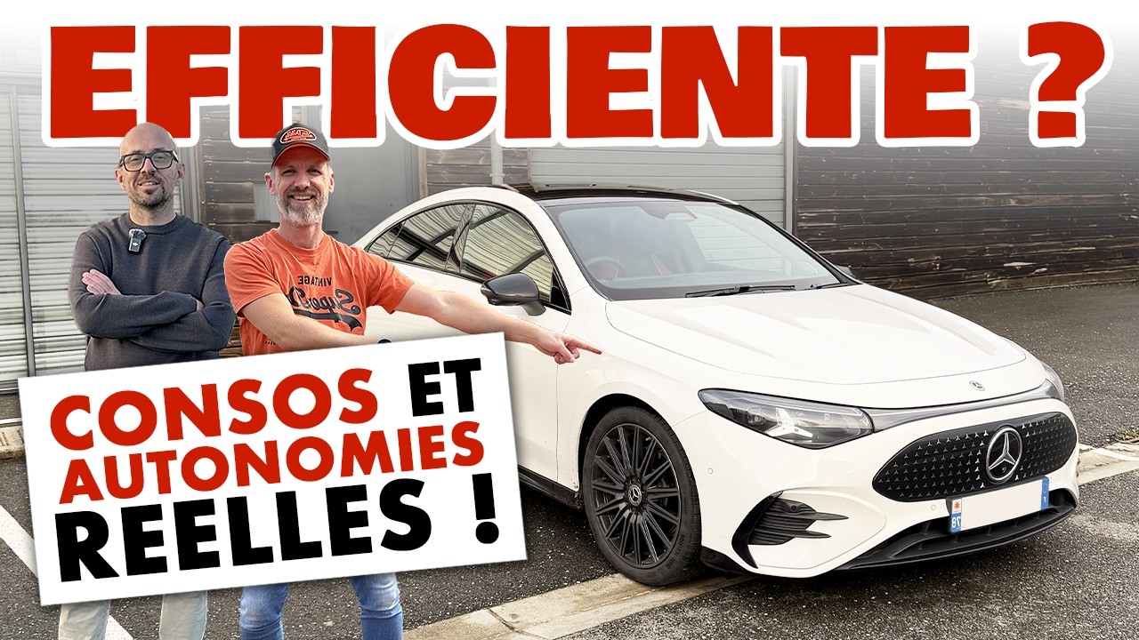 Essai Mercedes CLA 250+ : reine de l'efficience ou pas ? (ioniq 28 challenge)
