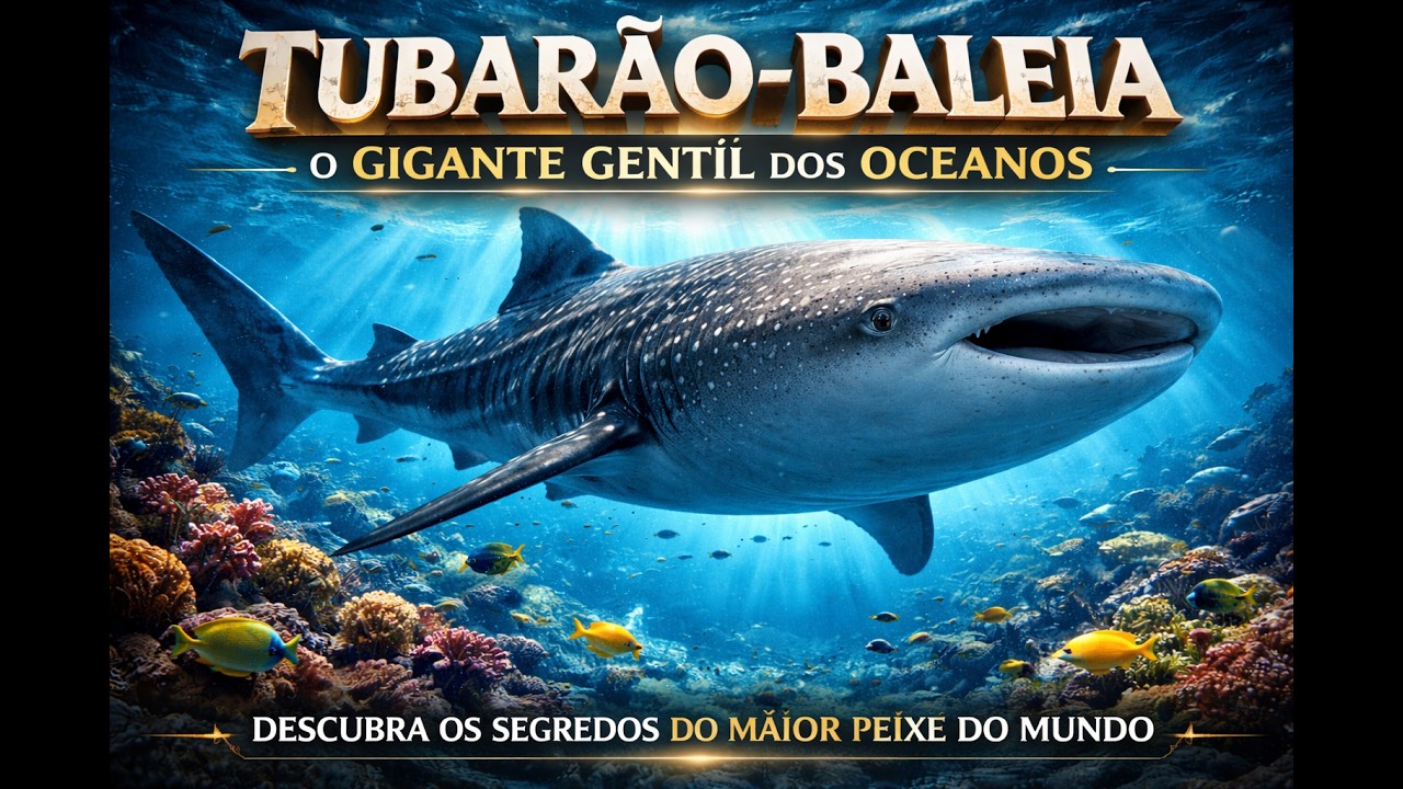 CURIOSIDADES DO TUBARÃO - BALEIA O GIGANTE GENTIL DOS OCEANOS NOME CIENTÍFICO É ( RHINCODON TYPUS )