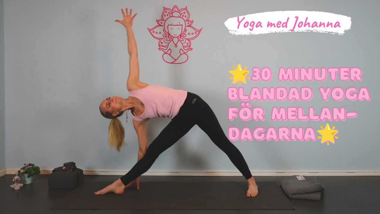 🌟30 minuter blandad yoga för mellandagarna-Yoga med Johanna🌟
