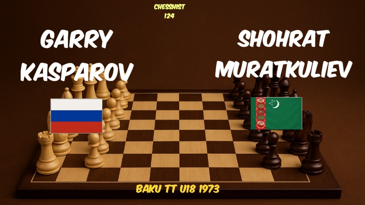 Garry Kasparov vs Shohrat Muratkuliev (Baku TT U18, 1973) #chess