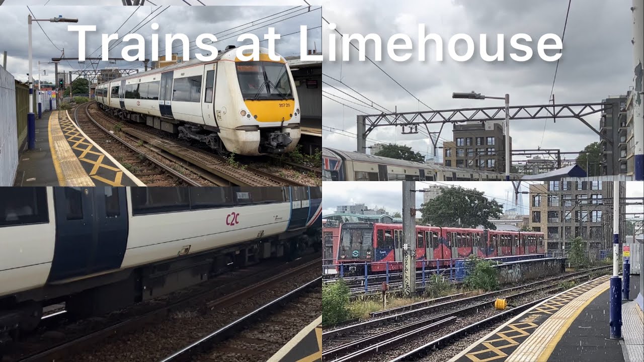 Trains at Limehouse 19/7/23 [LTSL]