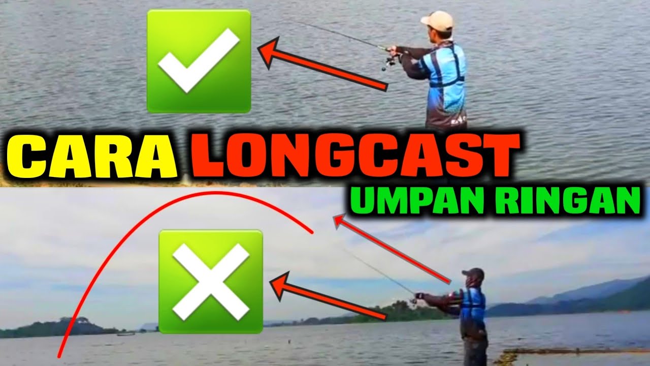 Umpan ringan BISA Long cast ‼️ Cara long cast spinning reel