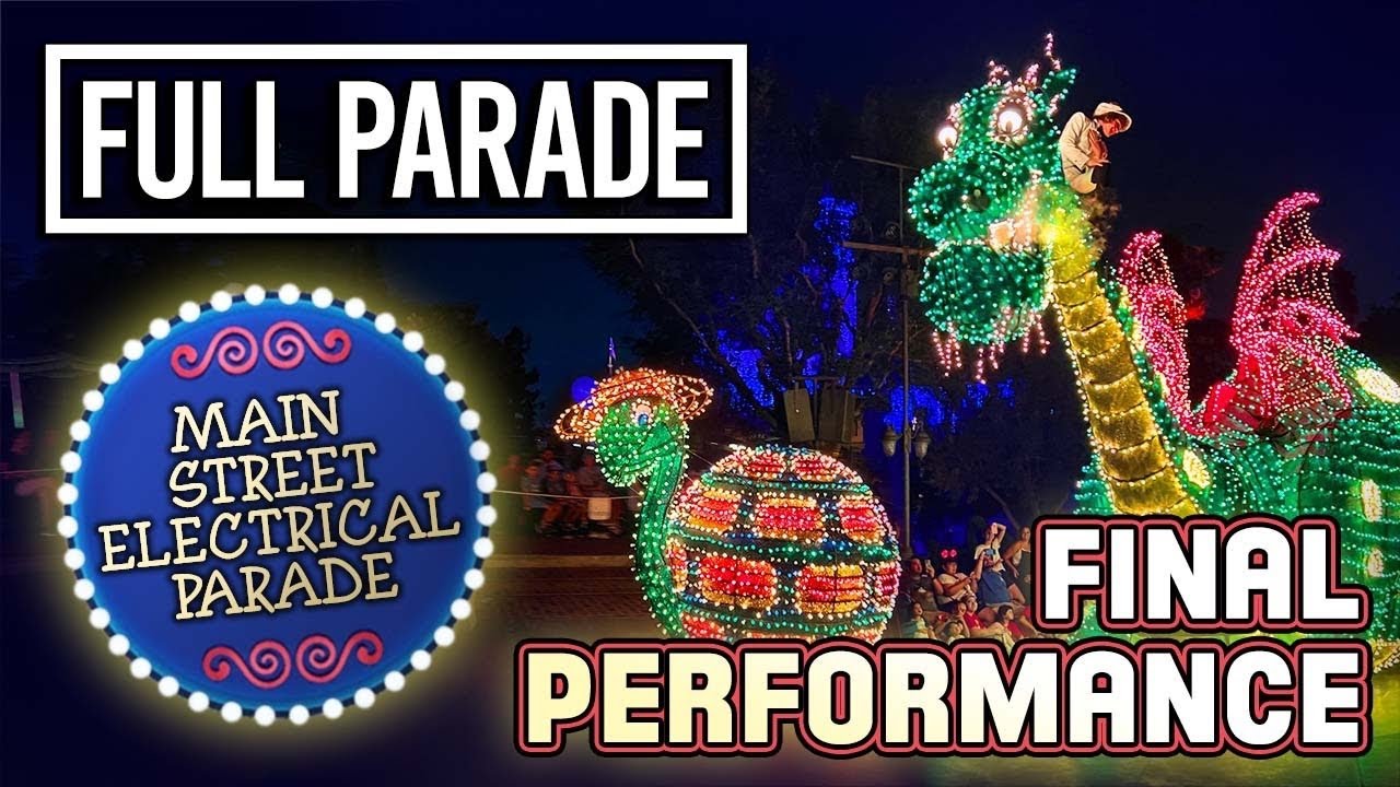 Main Street Electrical Parade 2022 Final Performance at Disneyland