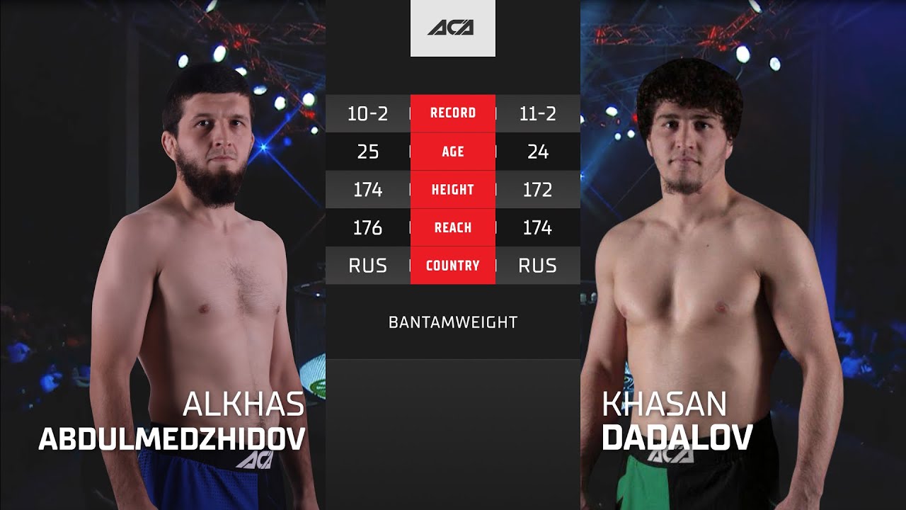 Алхас Абдулмежидов vs. Хасан Дадалов | Alkhas Abdulmezhidov vs. Khasan Dadalov | ACA YE 42