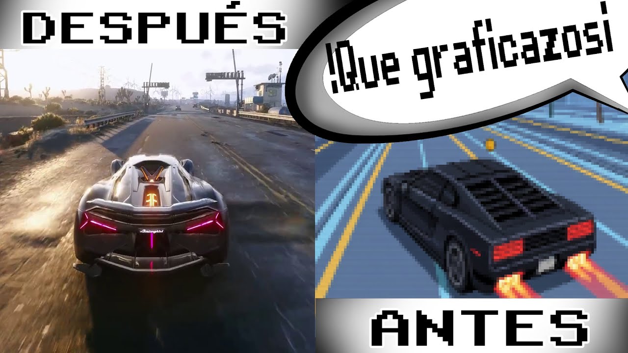 Los mayores SALTOS GRÁFICOS en los VIDEOJUEGOS.