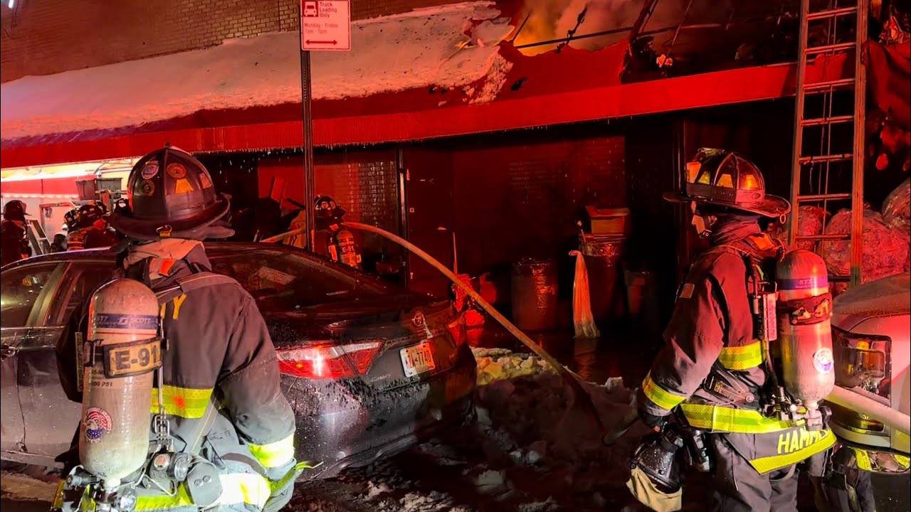FDNY Manhattan All Hands Box 1275 Homeless Encampment in a Supermarket Awning 