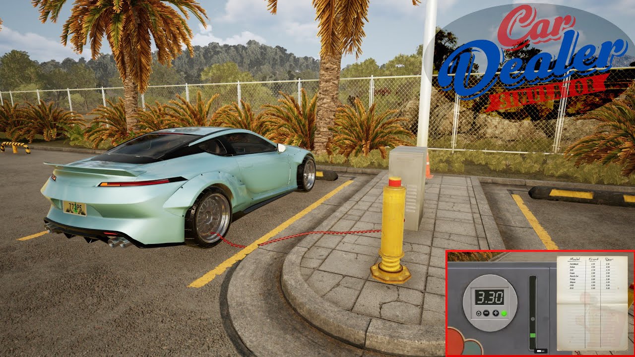 Checking Out The New Air Compressor and Tire Pressure Update in Car Dealer Simulator!
