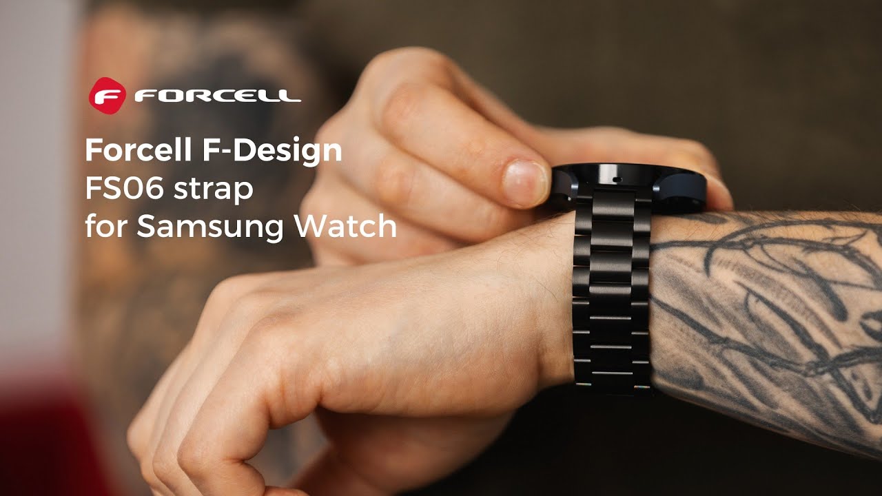 Samsung Galaxy Watch bracelet | stainless steel strap - Forcell F-Design FS06