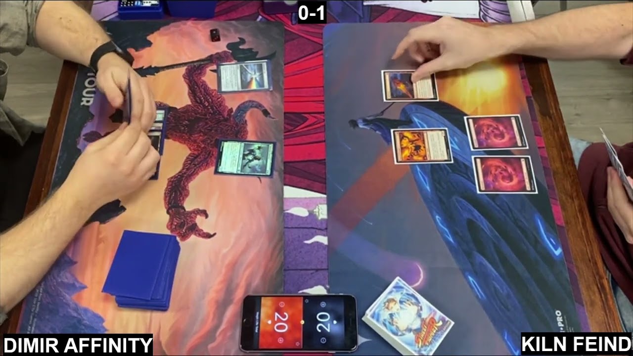 Pauper - Dimir Affinity VS Kiln Fiend