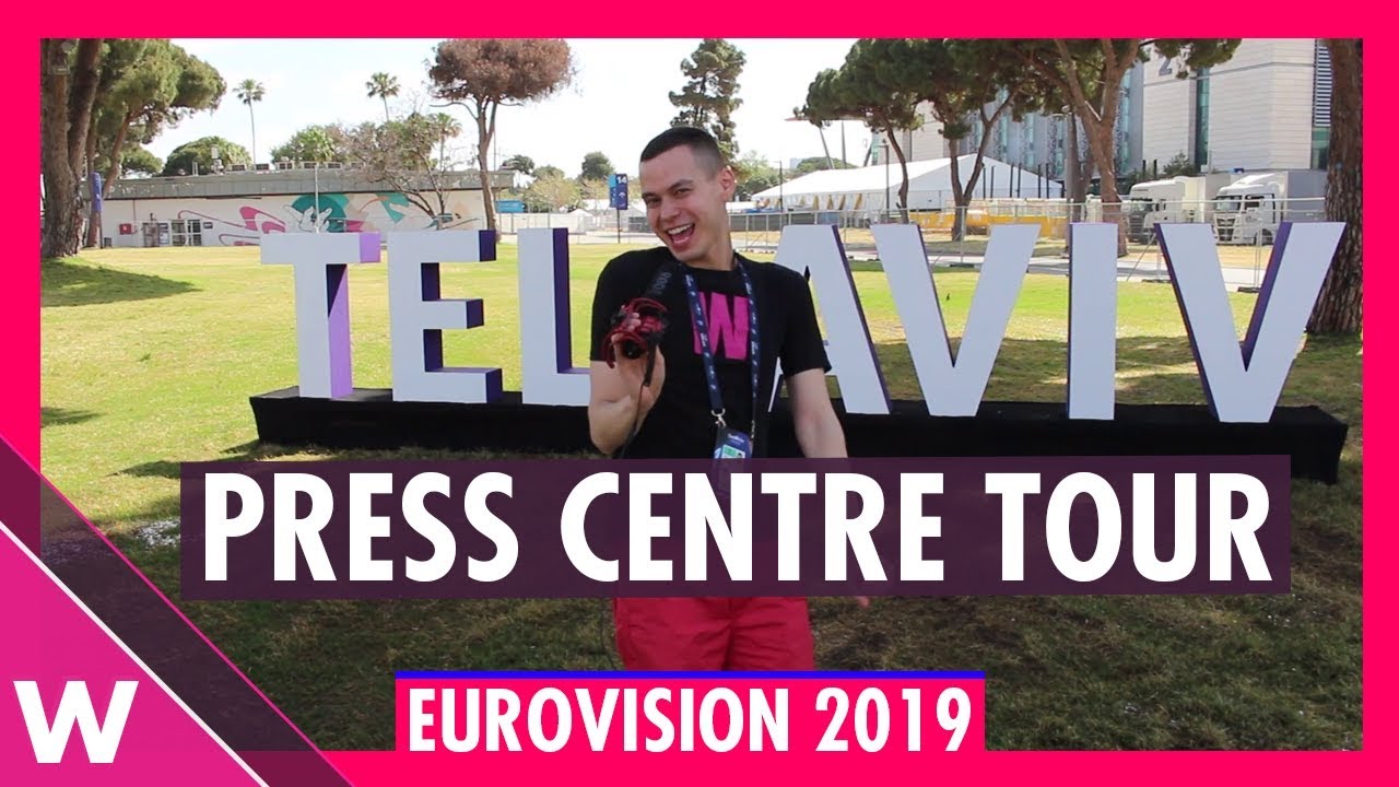 Eurovision 2019: Tour of Press Centre at EXPO Tel Aviv