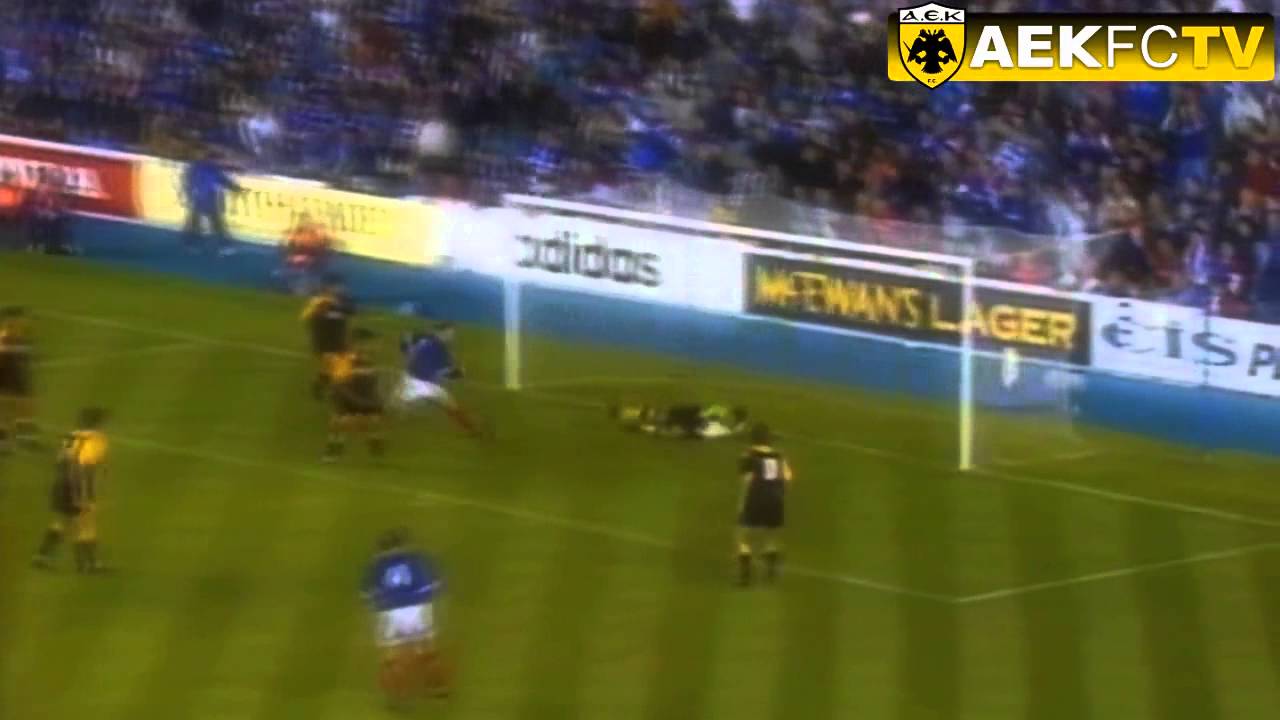 1994-95 CHAMPIONS LEAGUE Qualifying Match (2) GLASGOW RANGERS-AEK