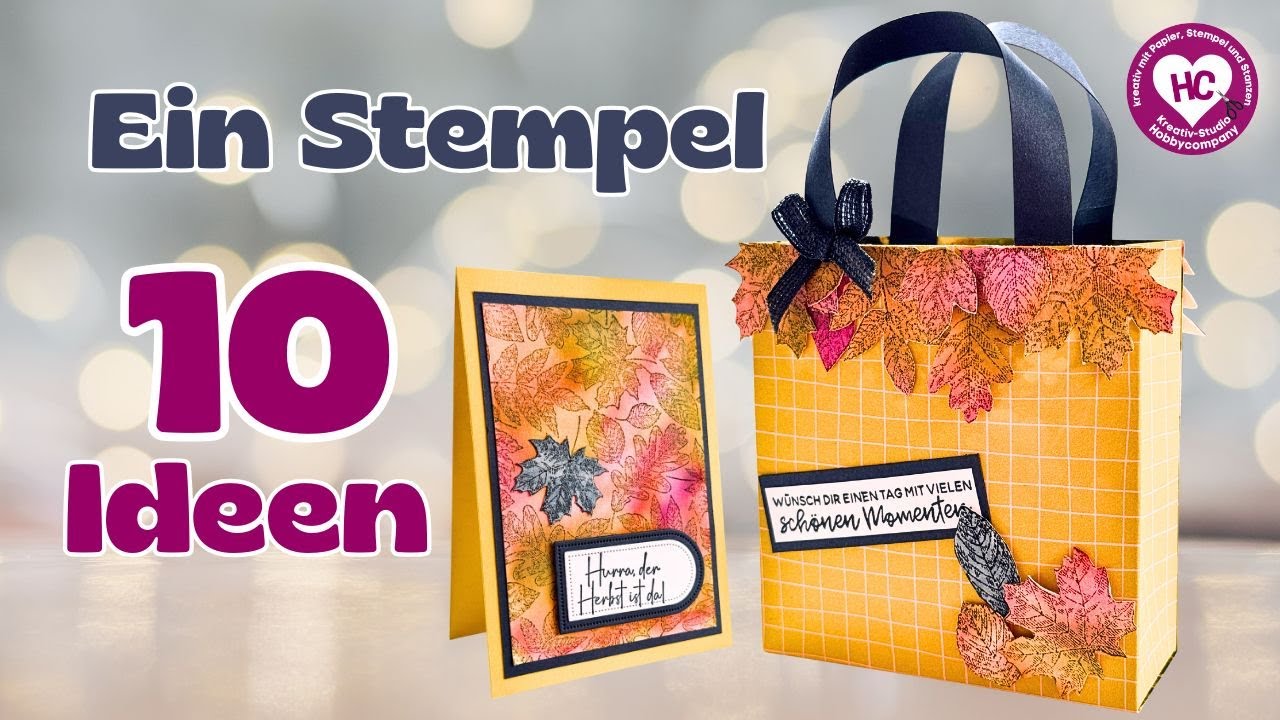 10 Bastelideen mit nur EINEM Stempel!