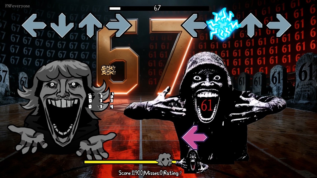 67 VS 61 meme song remix - Friday Night Funkin' (67 vs 61 Meme) - fnf 67 x 61 MEME mod