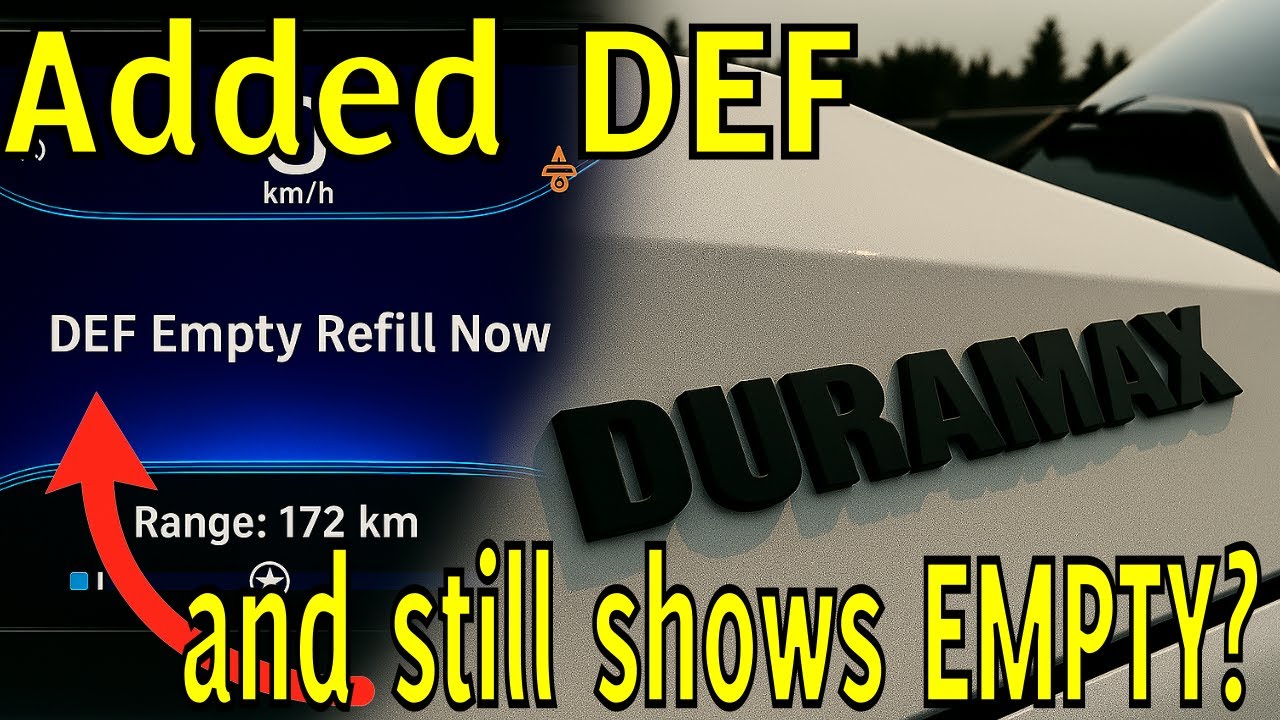 Duramax - Заправка DEF: пусто. Что делать после добавления DEF!