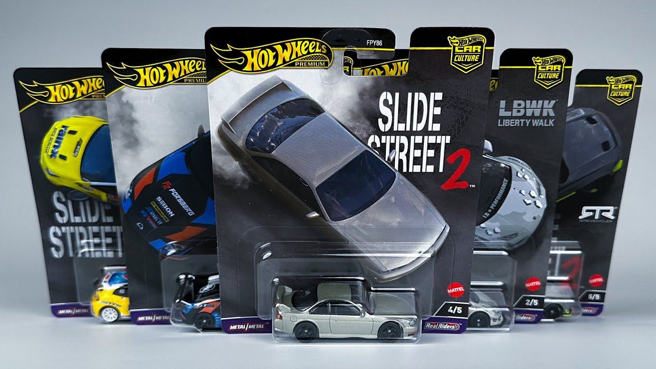 Unboxing 2024 Hot Wheels Car Culture - Slide Street 2!