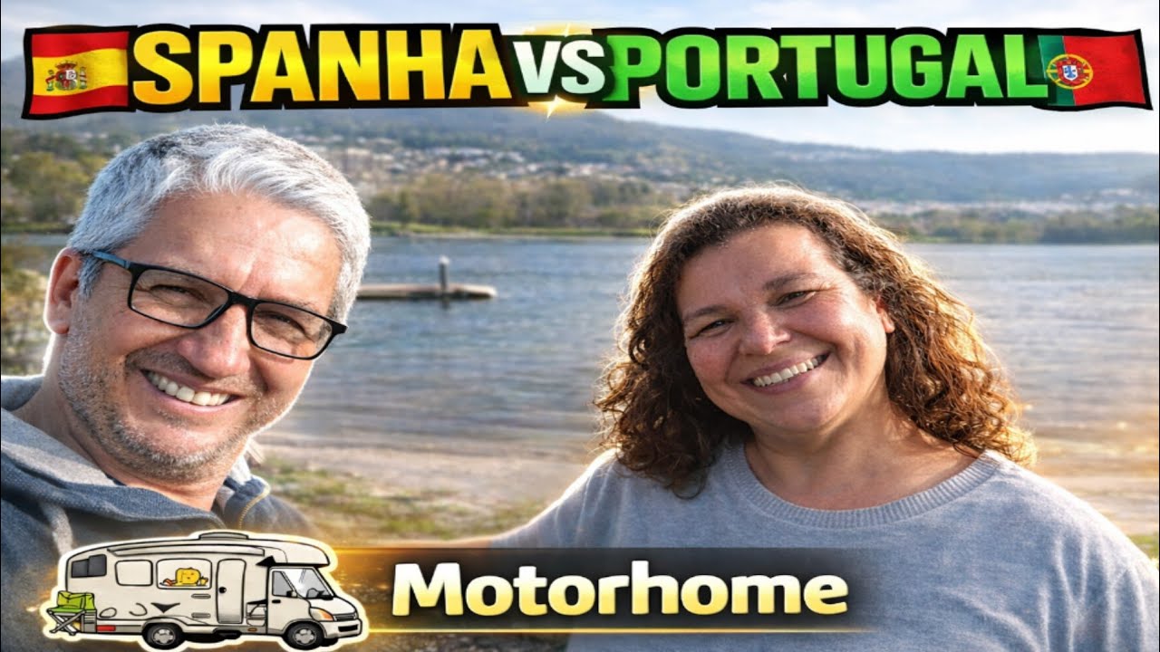 Viajando entre Portugal e Espanha com a Gente 🚐 de Autocaravana na Europa Muito Obrigado!