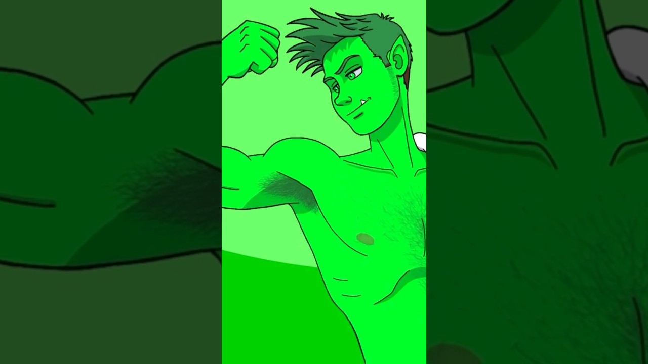 Beast Boy transformation | Animation | Gar Logan | Teen Titans