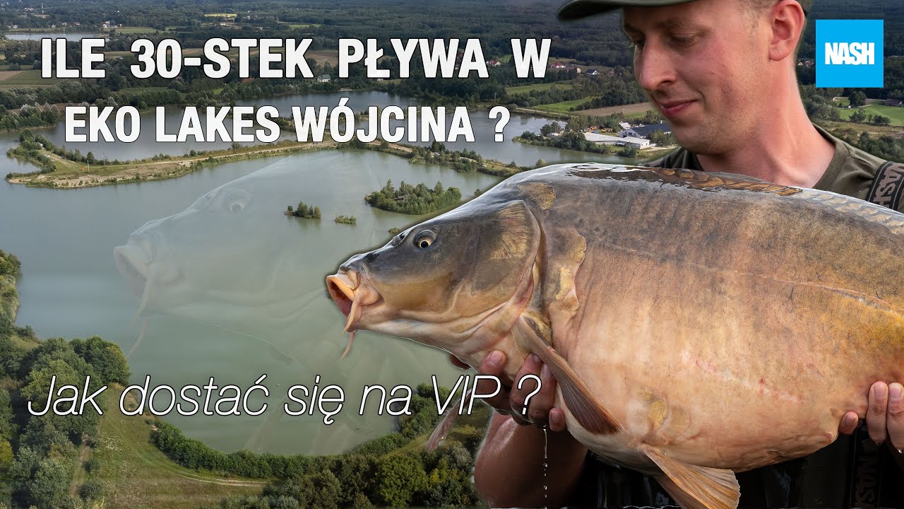 ILE 30-STEK JEST NA ŁOWISKU EKO LAKES WÓJCINA ??? Jak dostać się na zbiornik VIP ???