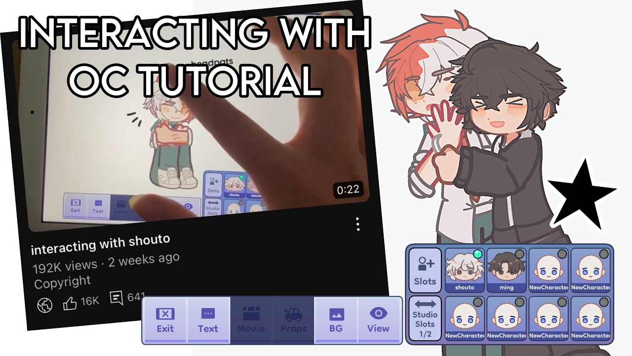 Interacting with your character tutorial!! 💞 (Interacting with shouto)