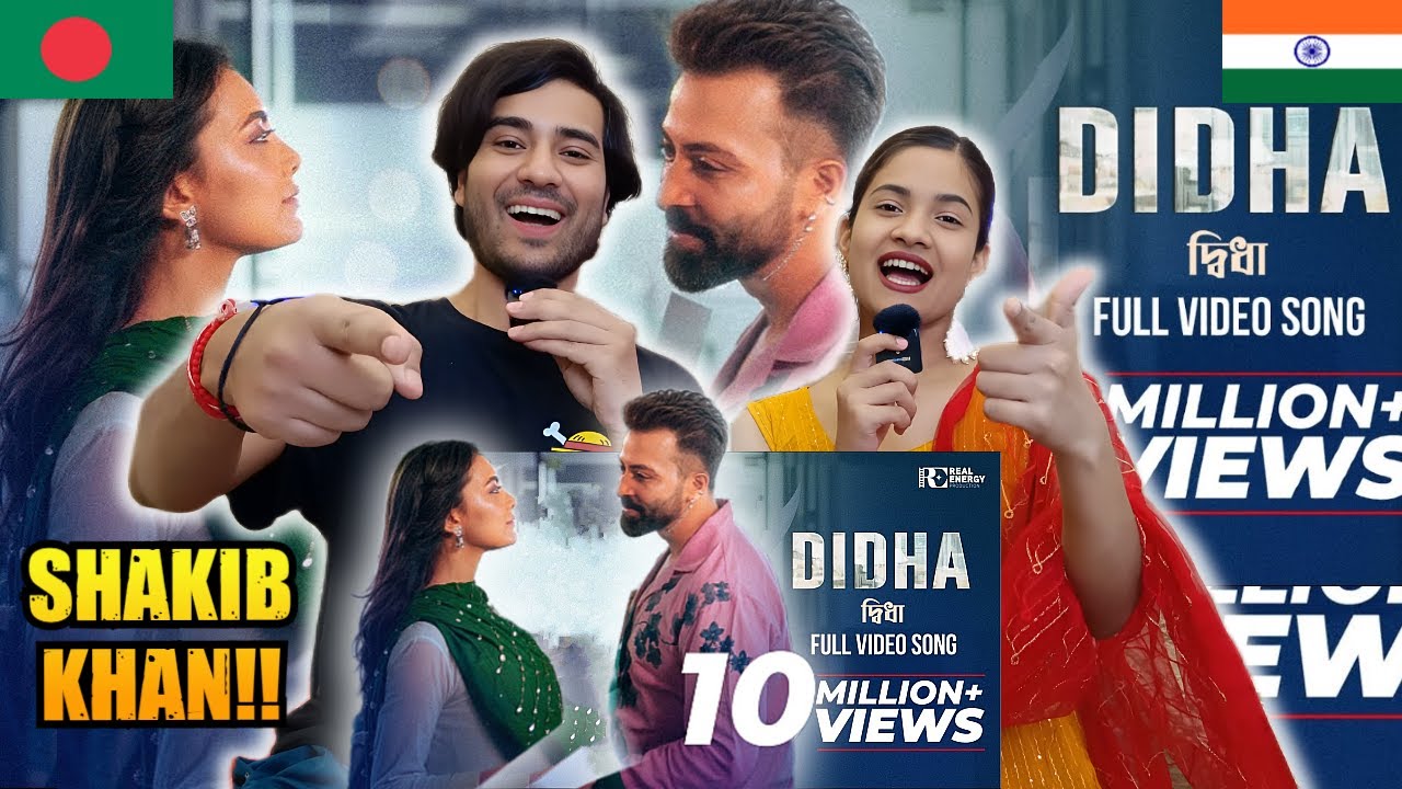 DIDHA - দ্বিধা INDIAN REACTION | BORBAAD | SHAKIB KHAN | PRITOM HASAN | IDHIKA PAUL