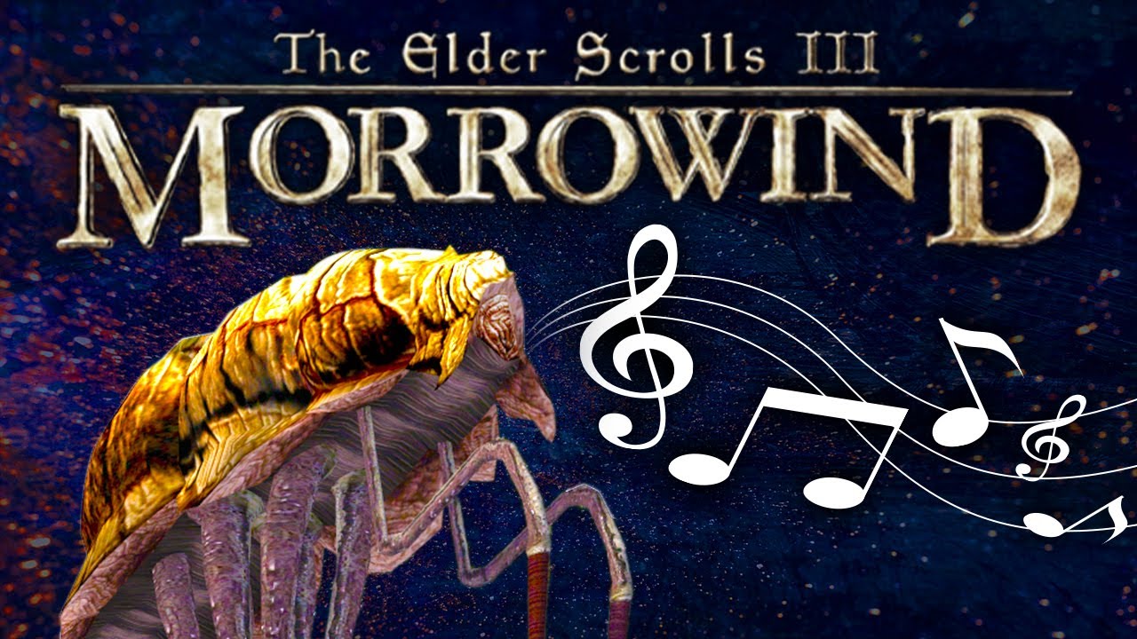 Relaxing Morrowind Ambient | Silt Strider Howling Sound In Seyda Neen | Sounds Of Rain and Thunder