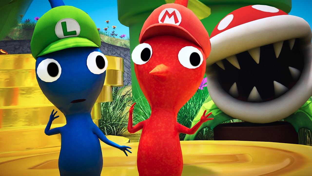 Pikmin Fan Animation - Mushroom Kingdom Mayhem