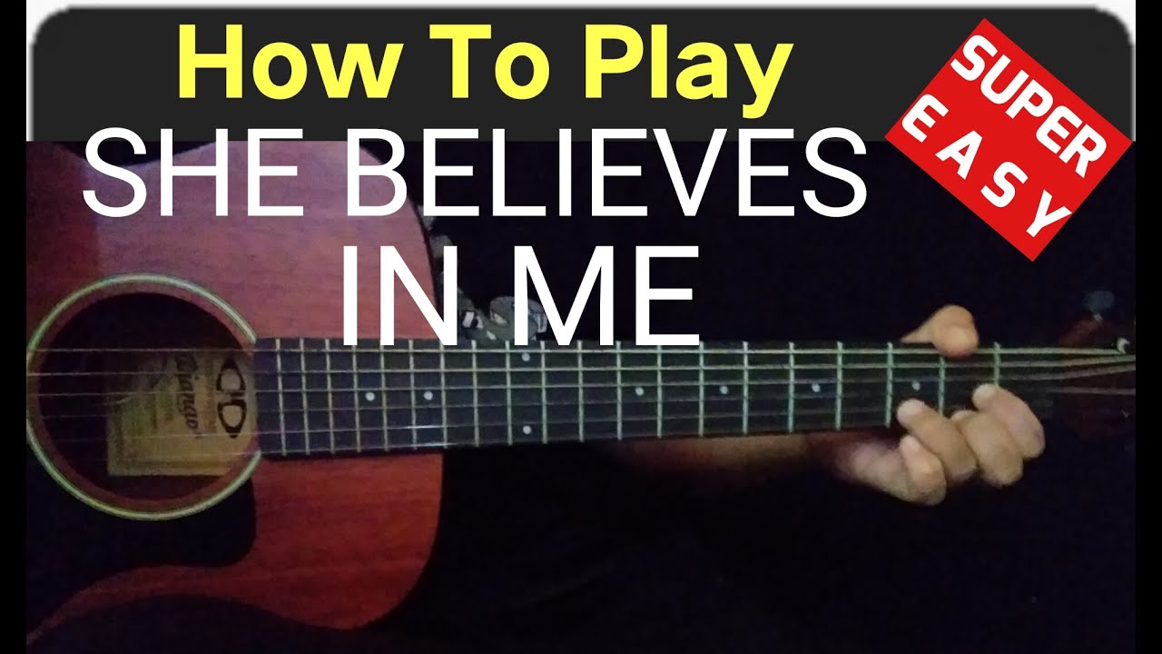 KENNY ROGERS - SHE BELIEVES IN ME GUITAR LESSON #SHEBELIEVESINME