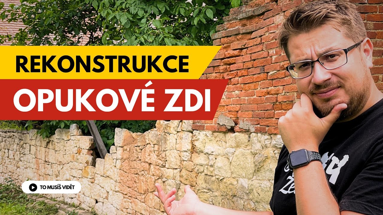 Obnova opukové zdi. Jak budu postupovat?