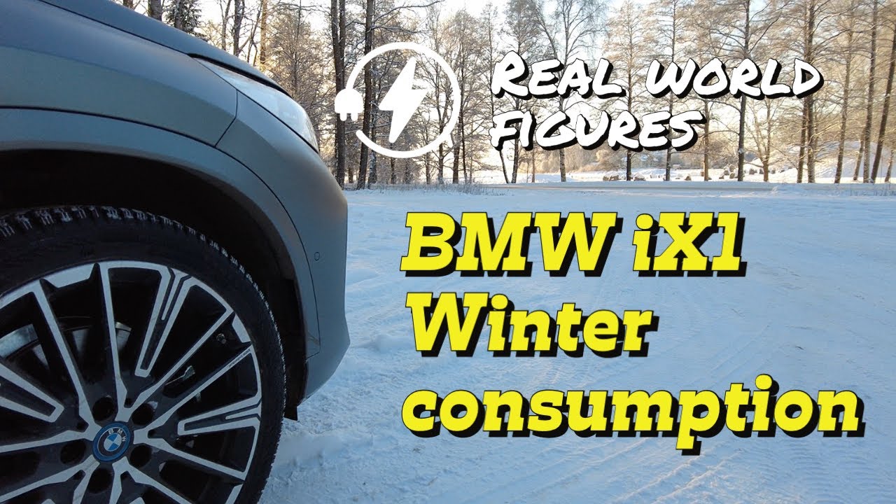 BMW iX1 winter consumption - real world usage