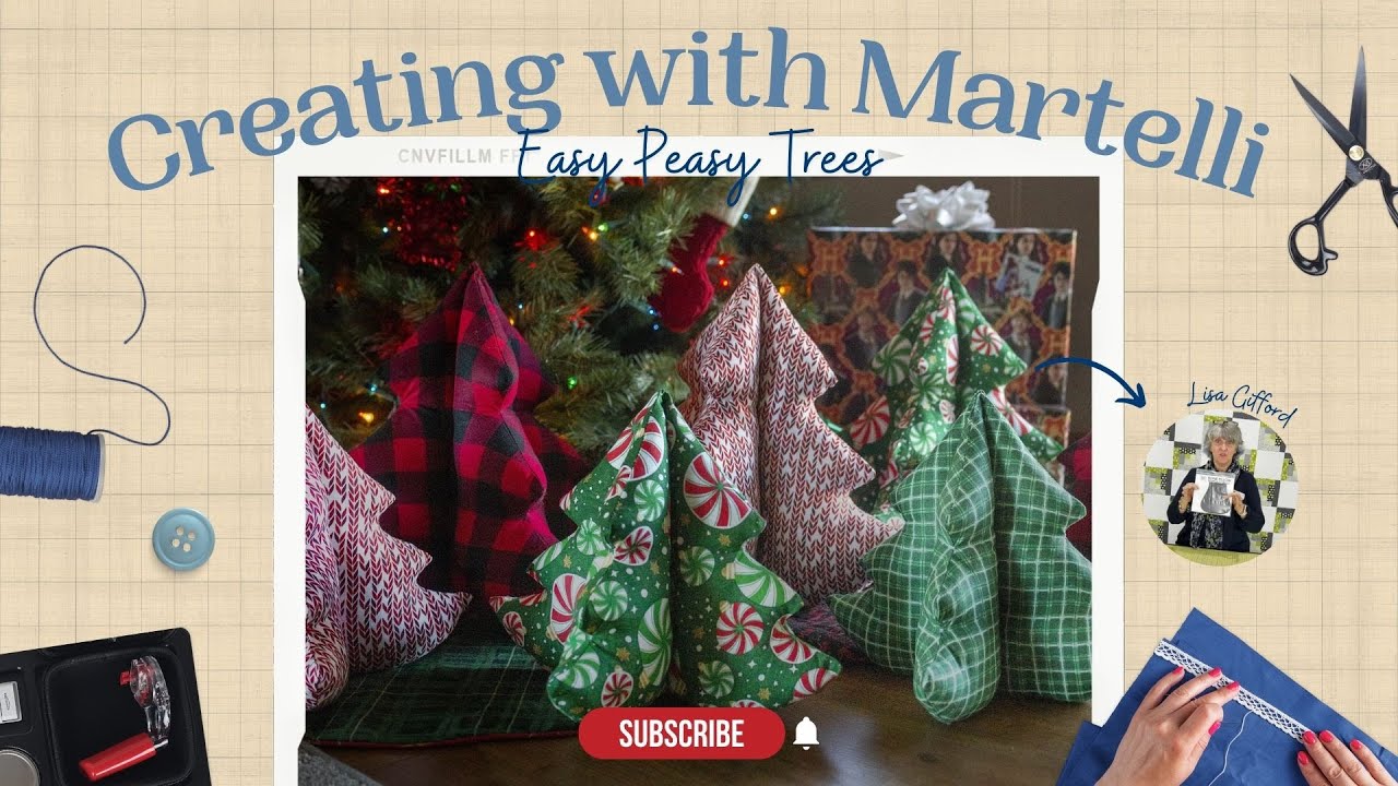 Creating With Martelli: Easy Peasy Tree Template Set