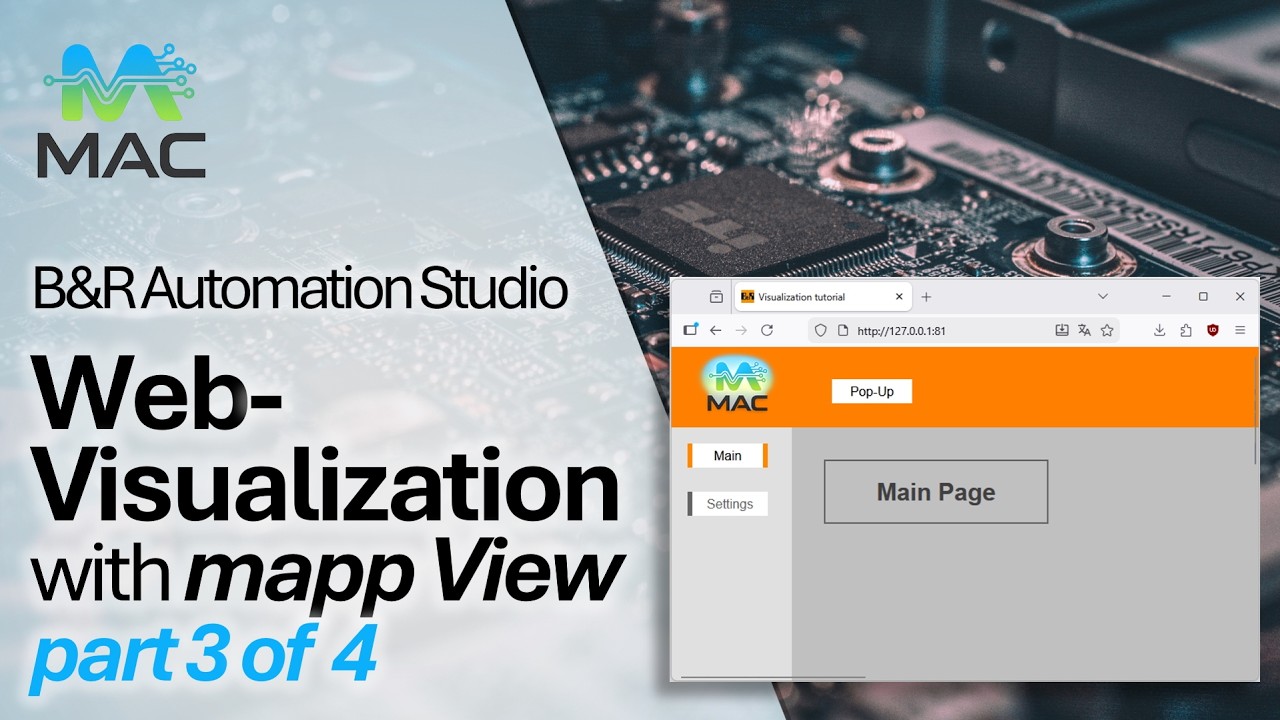 Mastering B&R mapp View | Part 3: Deployment, Styling & Navigation