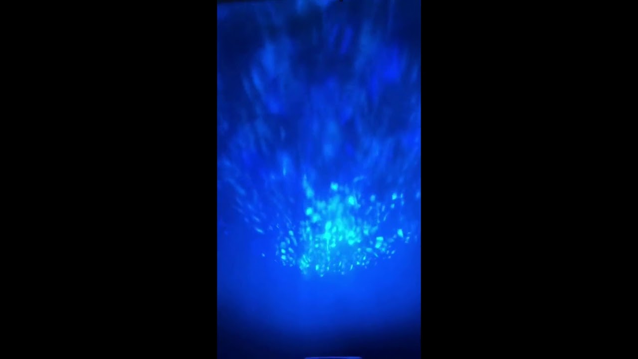Night Light Projector Ocean Blue Sea Waves Projection Lamp With Mini Speaker Ocean Waves Night Light