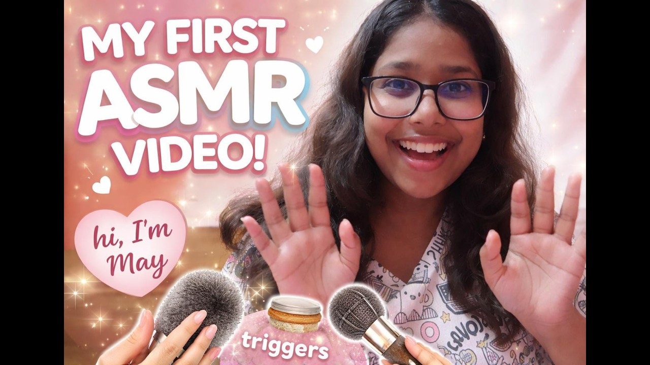 My First ASMR 🌙 Whispering, Book Tapping & Gentle Personal Attention