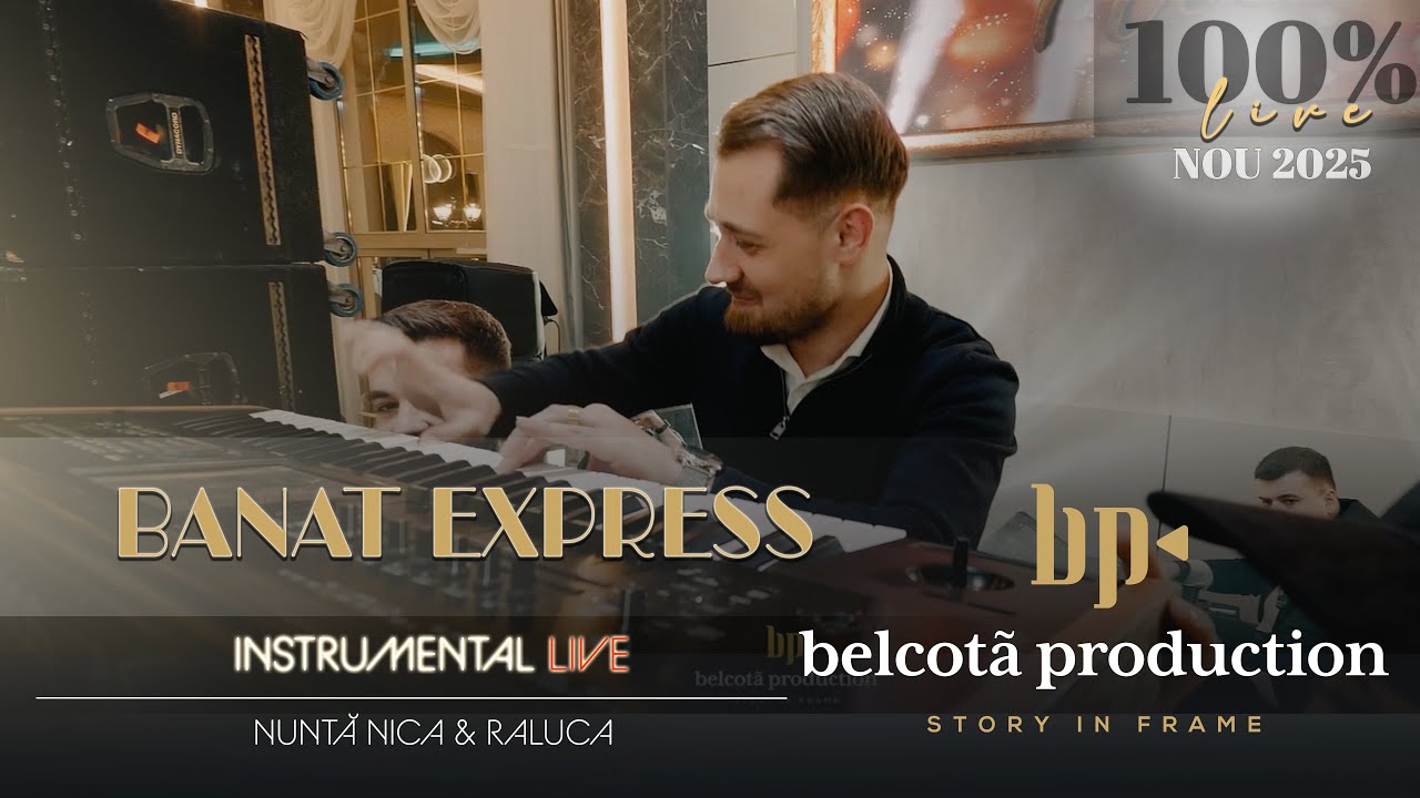 Banat Express - Colaj Instrumental | Nunta Nica & Raluca