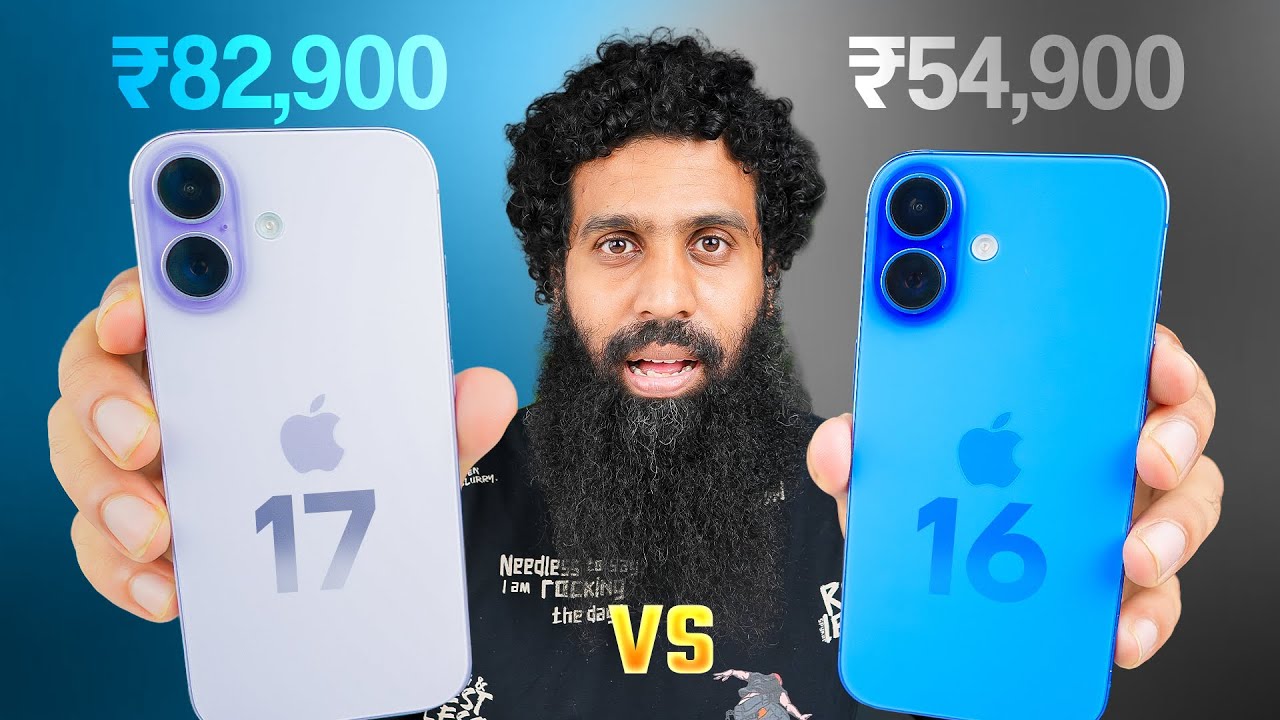 iPhone 17 vs iPhone 16 Full Comparison & Camera Comparison | Great Indian Festival