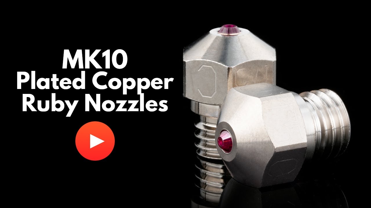 MK10 Plated Copper Ruby Nozzles