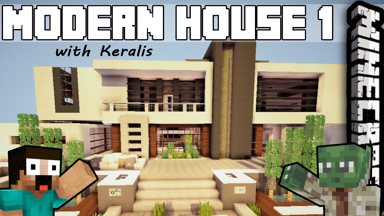 Minecraft Inspiration Series with Keralis - Modern House 1