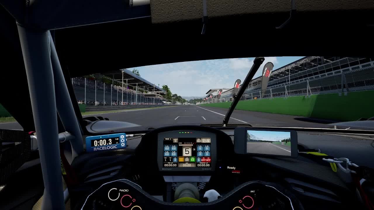 Руководство по трассе ACC Monza Ferrari 296 GT3 (сухая трасса) (быстрые круги + телеметрия)