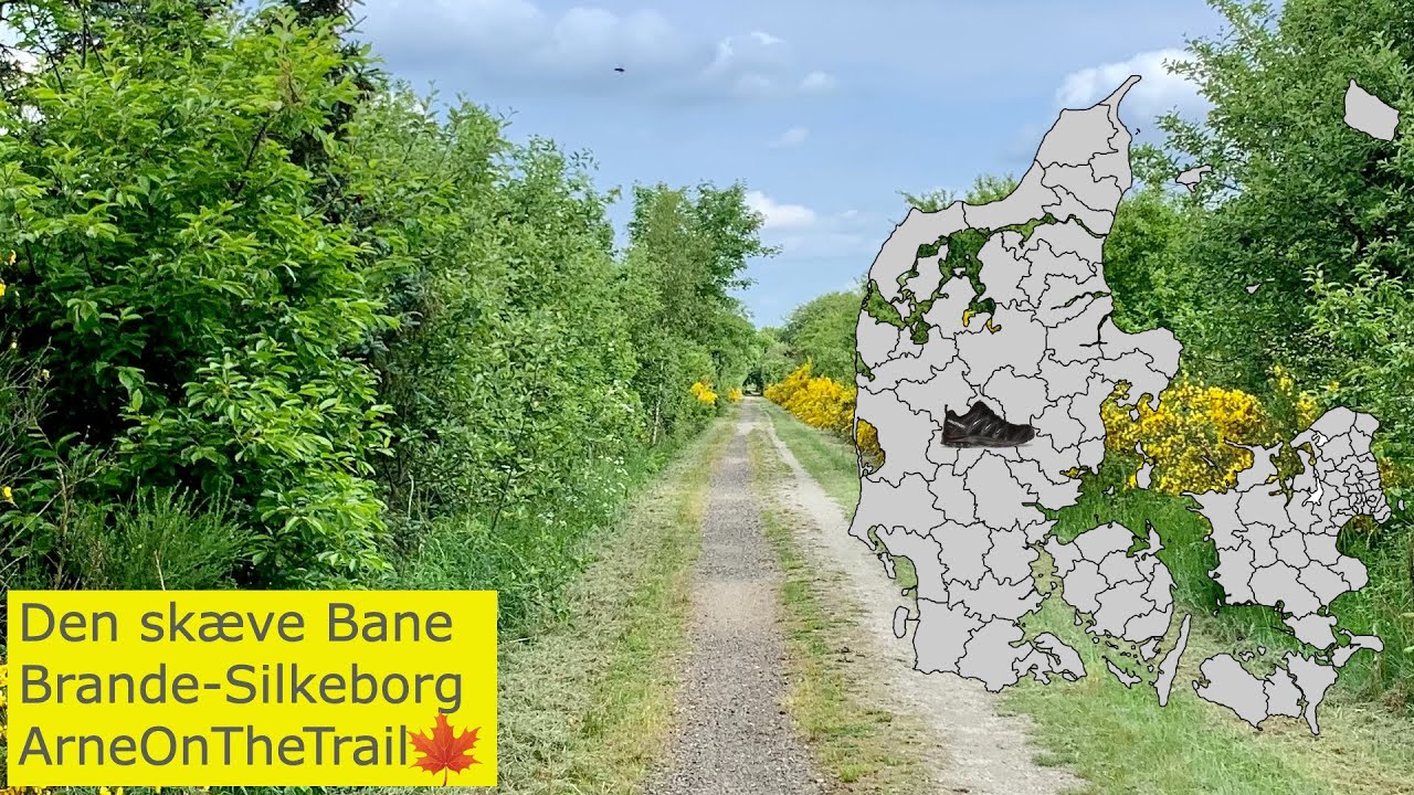 VANDRETUR: Den Skæve Bane, Brande - Funder (Silkeborg), 36,2 km (video med rute og billeder)