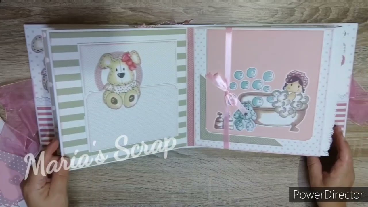 Álbum de fotos - Mi primer Año -Nashira - colección de Nuria Scrap and Típs