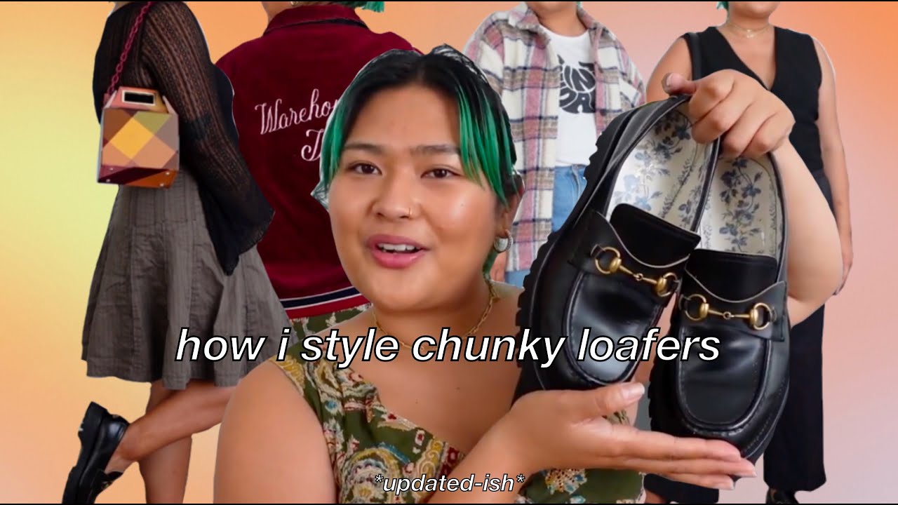 how to style chunky loafers *updated lookbook 2021* (feat gucci leather lug sole loafer)