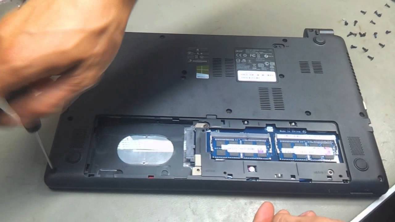Разборка ноутбука  Acer Aspire E1-572G