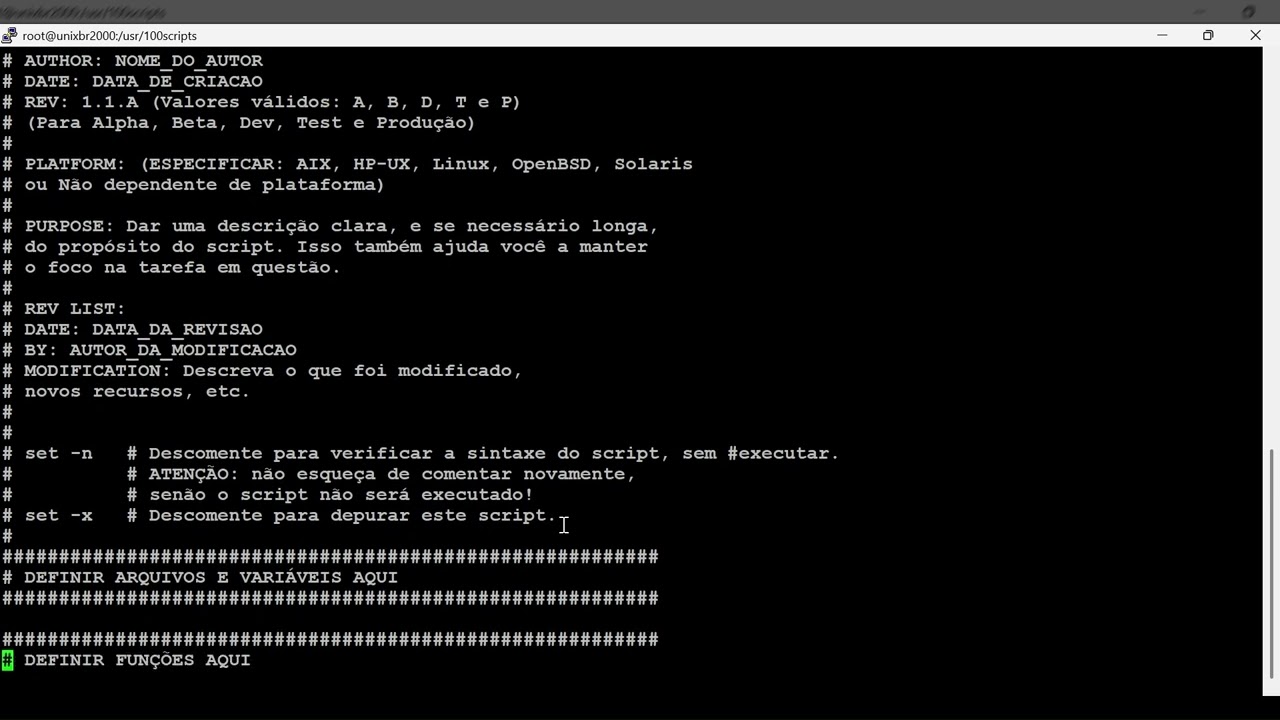 100 Mais Desafiadores Scripts em SHELL - Inicio