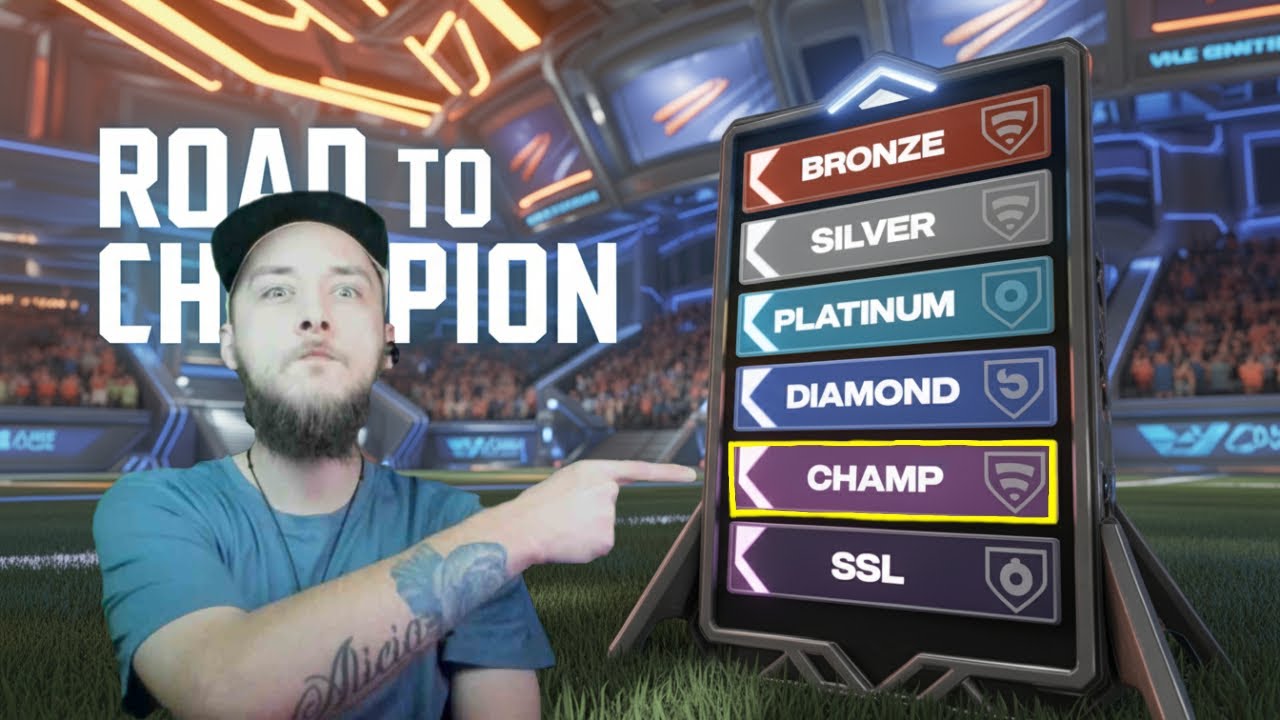 🔴 Can I Hit Champ in Rocket League? (part 2)