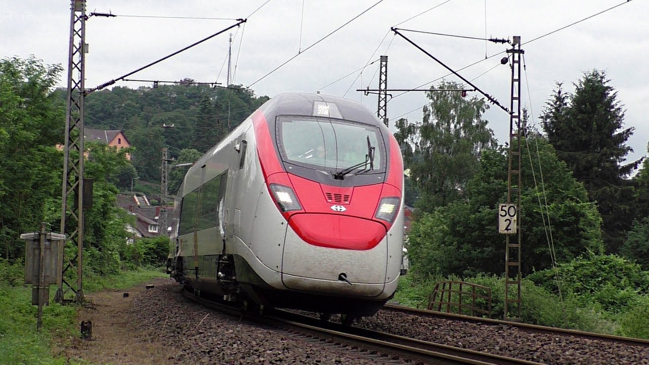 Testfahrten mit SBB EC250 (501 002-0) auf der Saarstrecke zwischen Konz und Mettlach