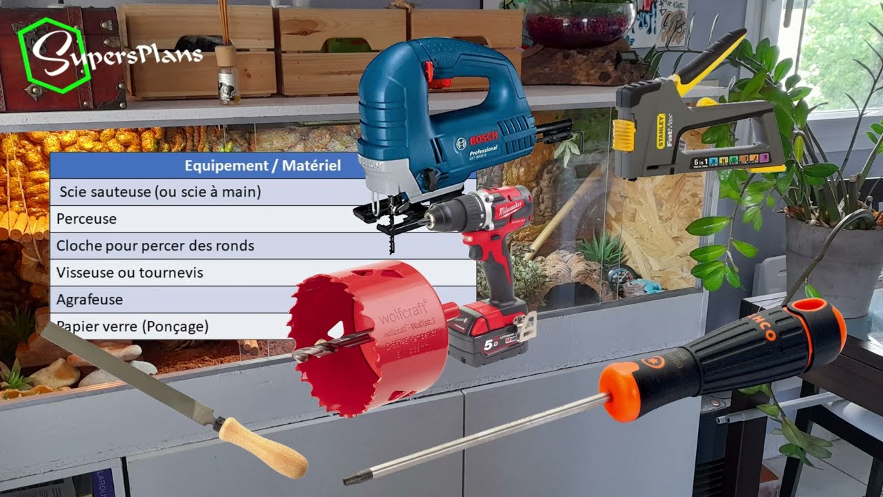 CONSTRUIRE SON TERRARIUM SUR MESURE de A à Z fond en relief inclus